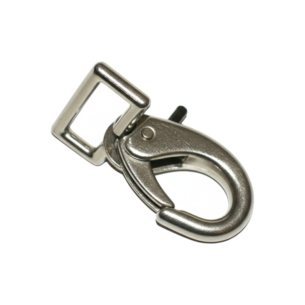 1" Die-Cast Nickel-Plated Zinc Trigger Snap Hook Image 1