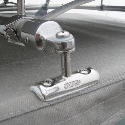 1" Gemini Stainless Steel Concave Rail Mount Image 2