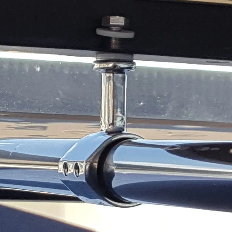 1" Gemini Stainless Steel Split Sliding Side Mount Image 2
