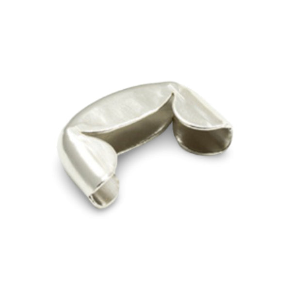 1" Nickel-Plated Steel Rounded "U-Tip" Webbing Tip Image 1