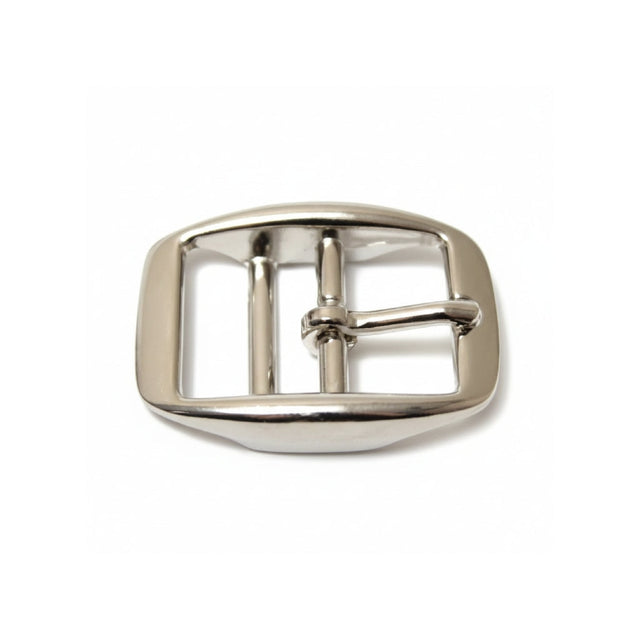1" Nickel-Plated Zinc Webbing Tongue Buckle Image 1