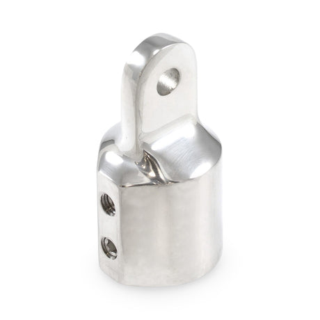 1" Stainless Steel Dual Set Screw Outside Eye End Image 1