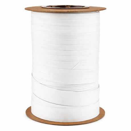 1" Stamoid™ White Bias Binding Tape Image 1