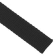 1" Sunbrella® Black Acrylic/Polyester Webbing (2.1 mm) Image 1