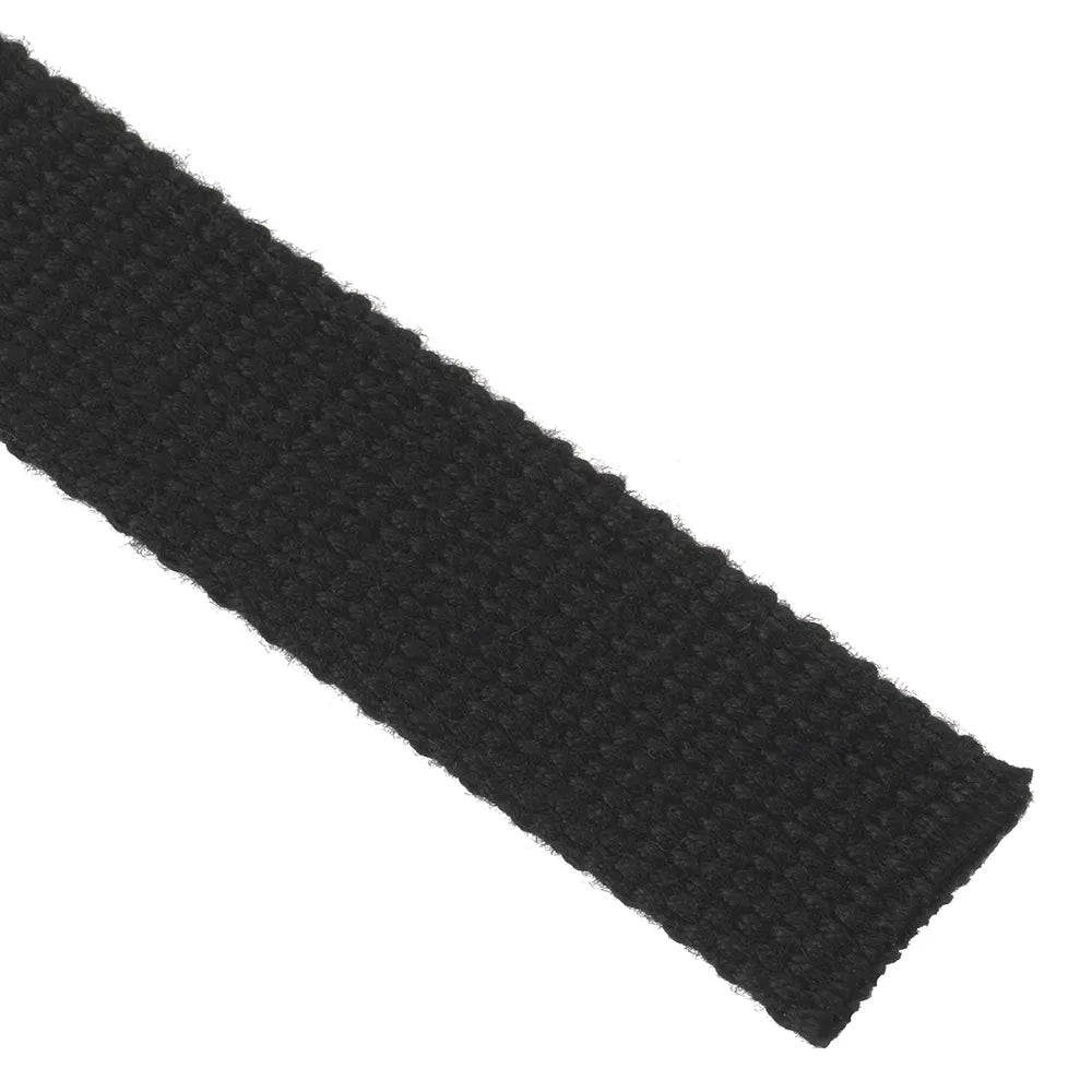 1" Sunbrella® Black Acrylic/Polyester Webbing (2.1 mm) Image 1
