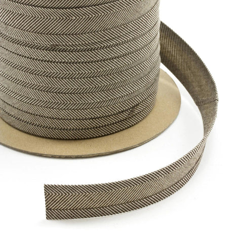 1" Sunbrella® Linen Tweed Bias Binding Tape Image 1