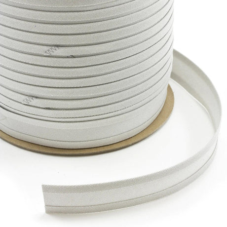 1" Sunbrella® Silver Bias Binding Tape Image 1