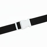1" White Single Adjustable Side Release Webbing Buckle Image 2