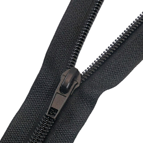 18" #5 Coil Open-End Locking Zipper Image 2