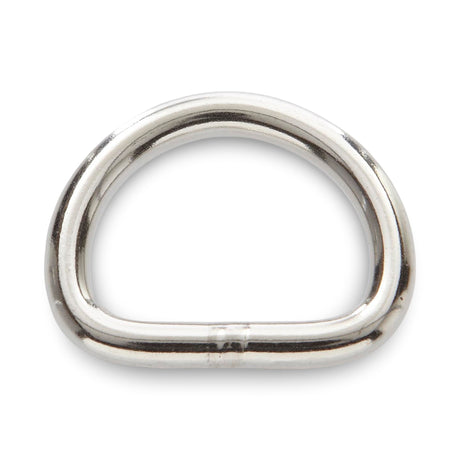 2-1/2" Extra Heavy-Duty Nickel-Plated Steel Welded D-Ring Image 1