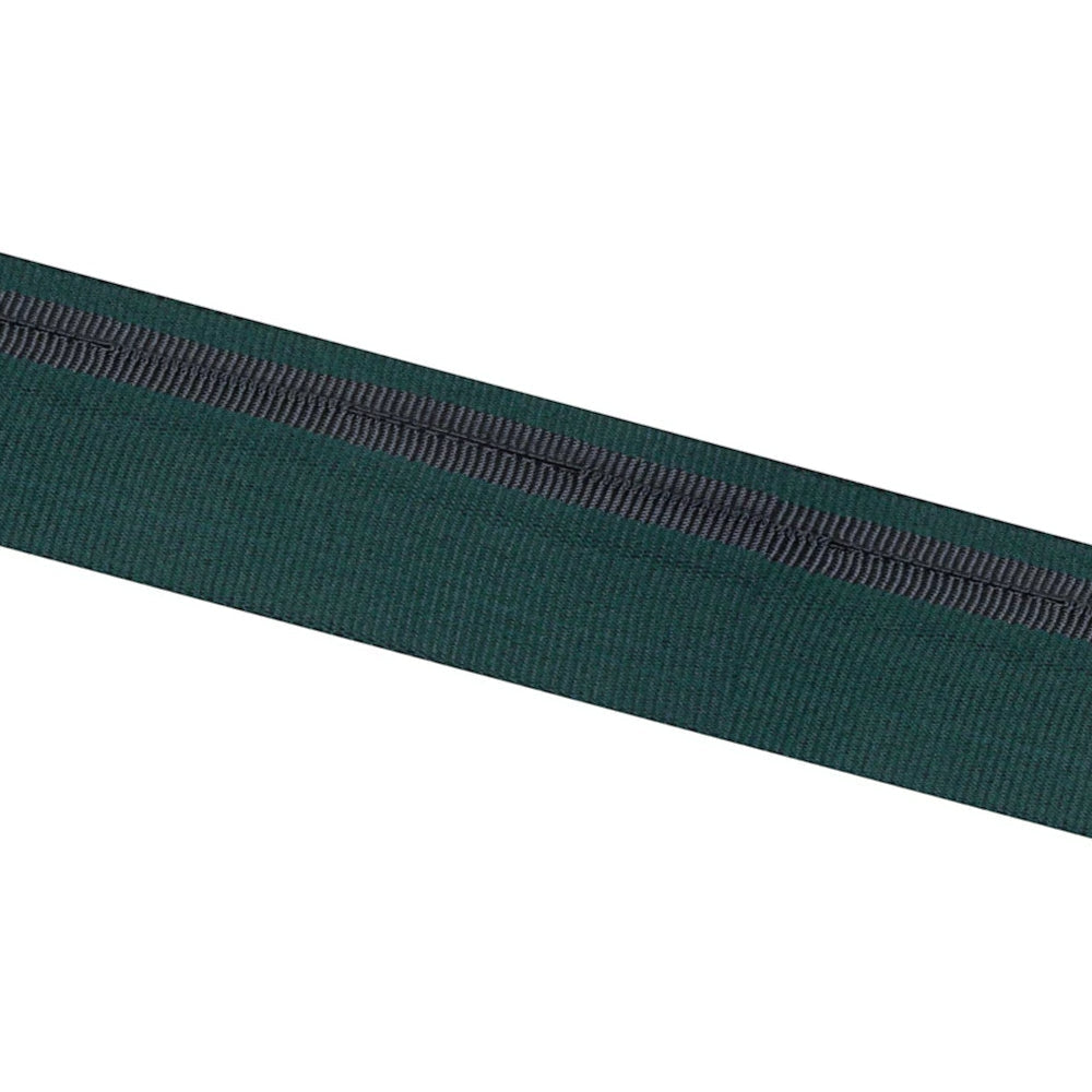 2-1/8" E-Z Lace Supreme Forest Green Slotted Webbing Image 1
