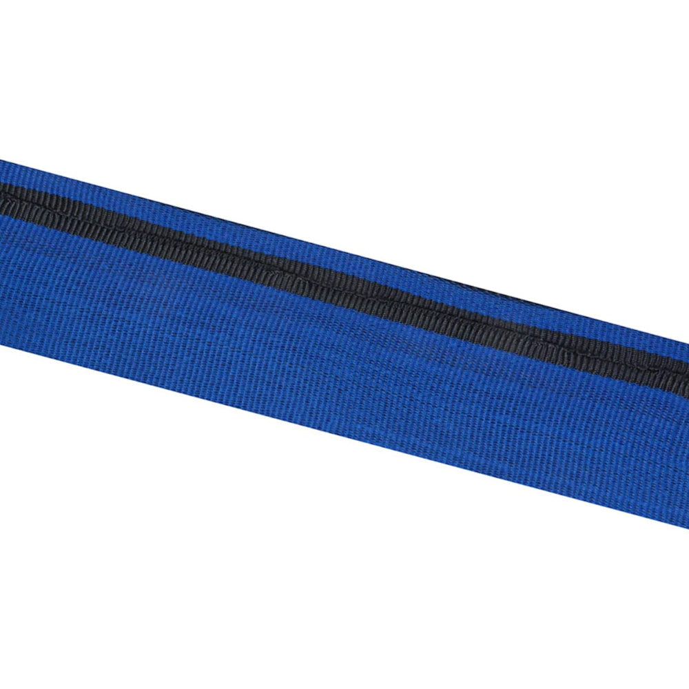2-1/8" E-Z Lace Supreme Pacific Blue Slotted Webbing Image 1