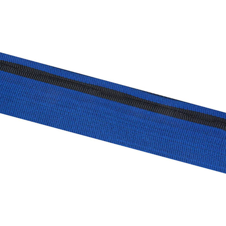 2-1/8" E-Z Lace Supreme Pacific Blue Slotted Webbing Image 1