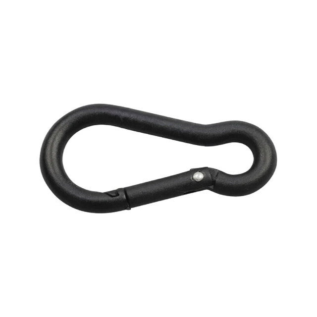 2" Black Polyacetal Carabiner Snap Hook Image 1