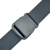 2" Black Rounded Single Adjustable Side Release Webbing Buckle Image 2