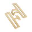 2" Brass-Plated Steel Surcingle Hook & Clasp Image 1