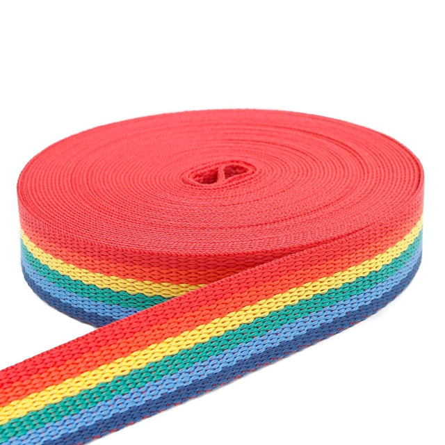 2" Rainbow Polypropylene Webbing (1 mm) Image 1