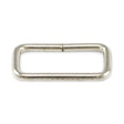 2" x 7/16" Nickel-Plated Steel Webbing Loop Image 1