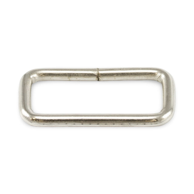 2" x 7/16" Nickel-Plated Steel Webbing Loop Image 1