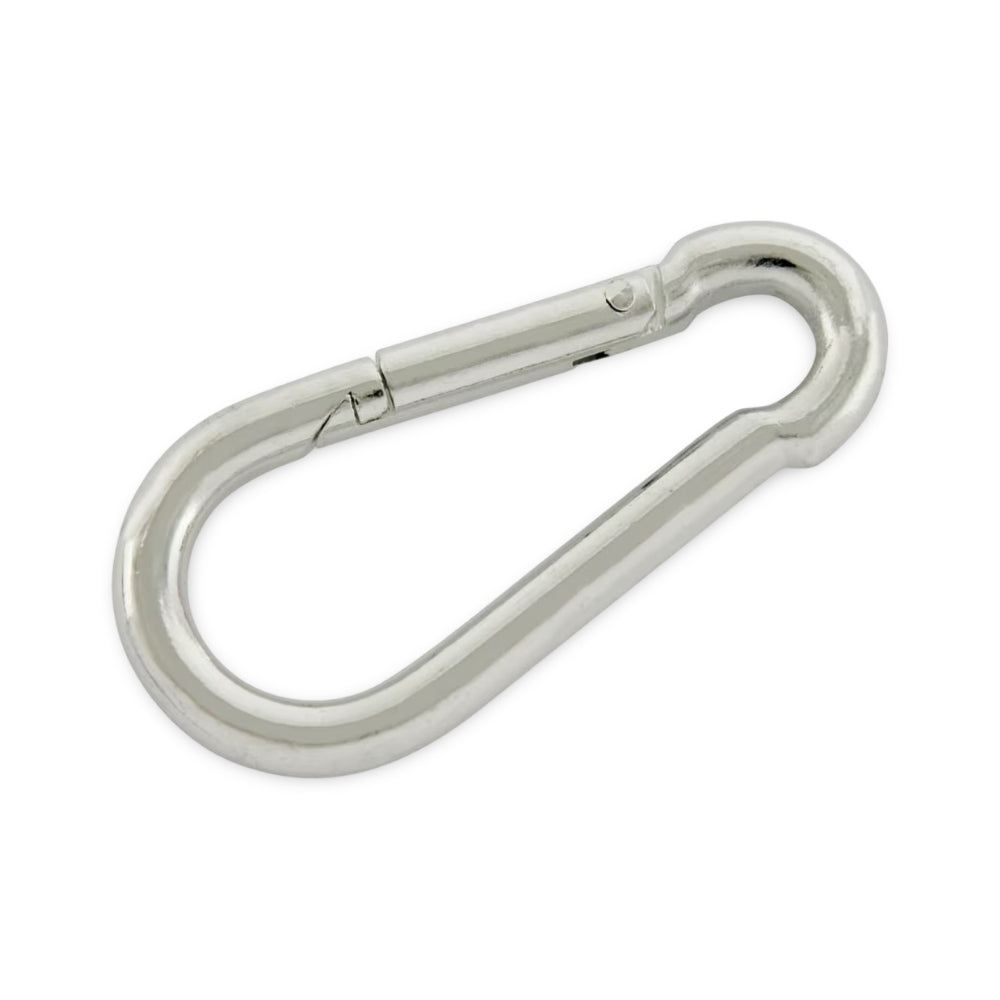 2" Zinc-Plated Steel Carabiner Snap Hook Image 1