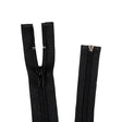 20" #5 Coil Open-End Locking Zipper Image 1