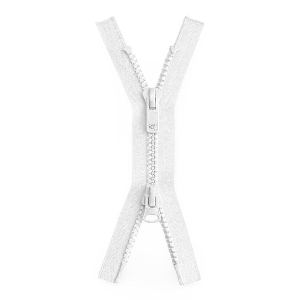 24" #5 Molded Tooth Two-Way Separating Zipper Image 3