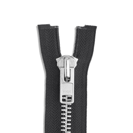 24" YKK® #10 Aluminum Separating Zipper Image 2