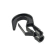 3/16" (#6) to 1/4" (#8) Black Nylon Adjustable Shock Cord Hook Image 1