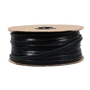 3/16" x 5/16" Black PVC Upholstery Piping Welt Image 1