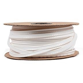 3/16" x 5/16" White PVC Upholstery Piping Welt Image 1