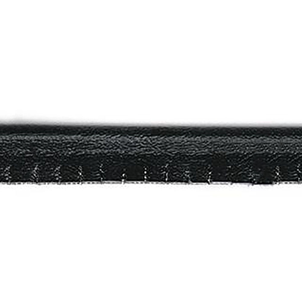 3/16" x 5/16" White Water Black (9009) Upholstery Piping Welt Image 1