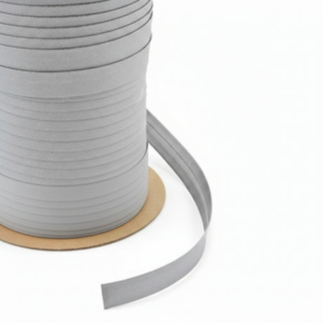 3/4" Stamoid™ Silver Bias Binding Tape Image 1