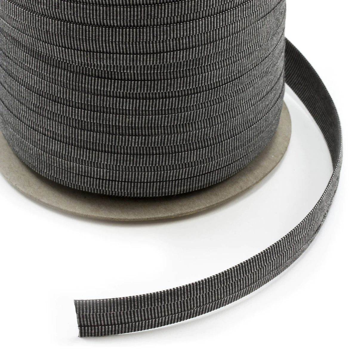 3/4" Sunbrella® Charcoal Tweed Straight-Cut Binding Tape Image 1