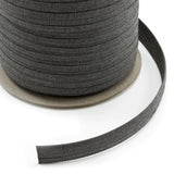 3/4" Sunbrella® Charcoal Tweed Straight-Cut Binding Tape Image 1