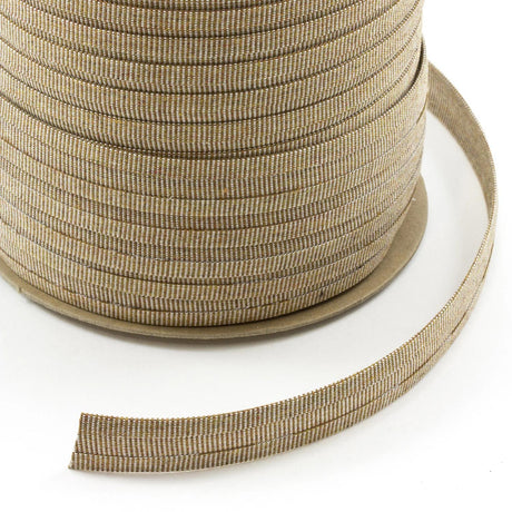 3/4" Sunbrella® Mocha Tweed Straight-Cut Binding Tape Image 1