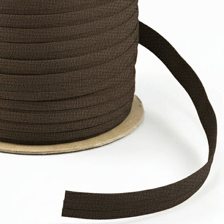 3/4" Sunbrella® Walnut Brown Tweed Straight-Cut Binding Tape Image 1