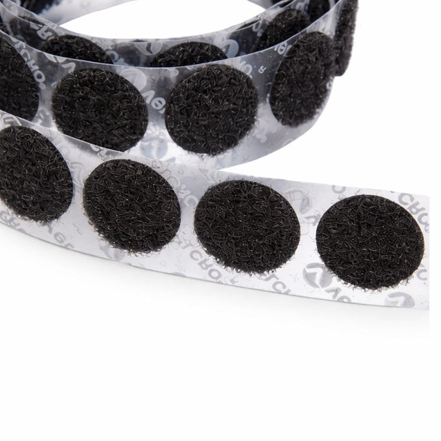 3/4" VELCRO® VELCOIN® Adhesive-Backed Loop Fastener Image 1