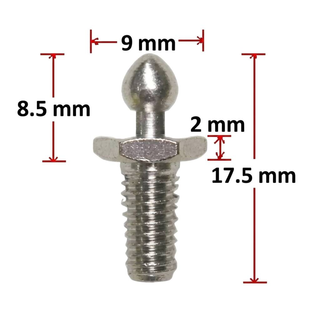 3/8" TENAX® Self-Locking Fastener Whitworth Machine Screw Peg Image 2