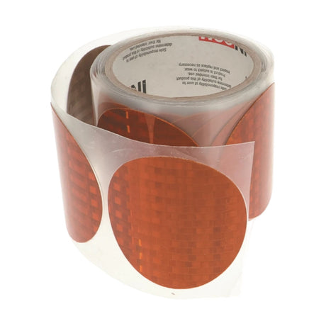 3" Round Peel & Stick Road Reflector Tape Image 2