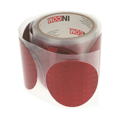 3" Round Peel & Stick Road Reflector Tape Image 1
