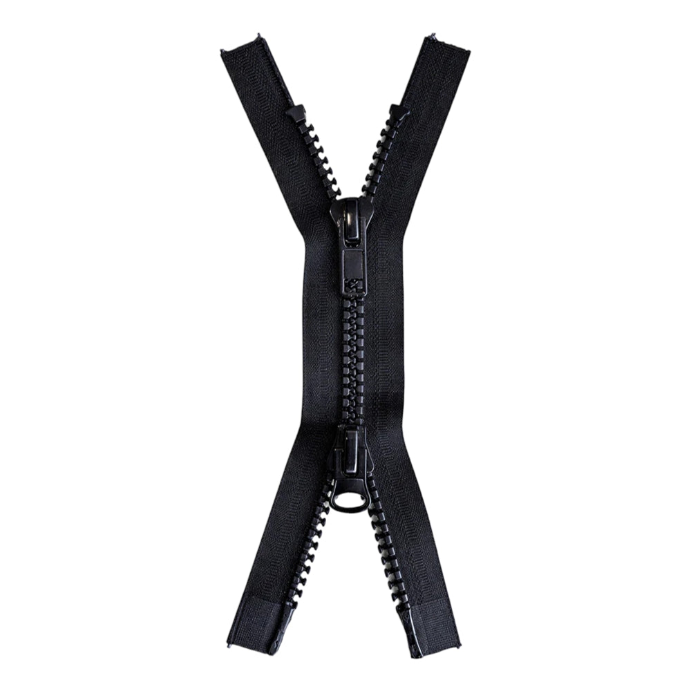 36" #5 Molded Tooth Two-Way Separating Zipper Image 2