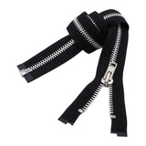 36" YKK® #10 Aluminum Separating Zipper Image 1