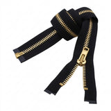 36" YKK® #10 Brass Separating Zipper Image 1