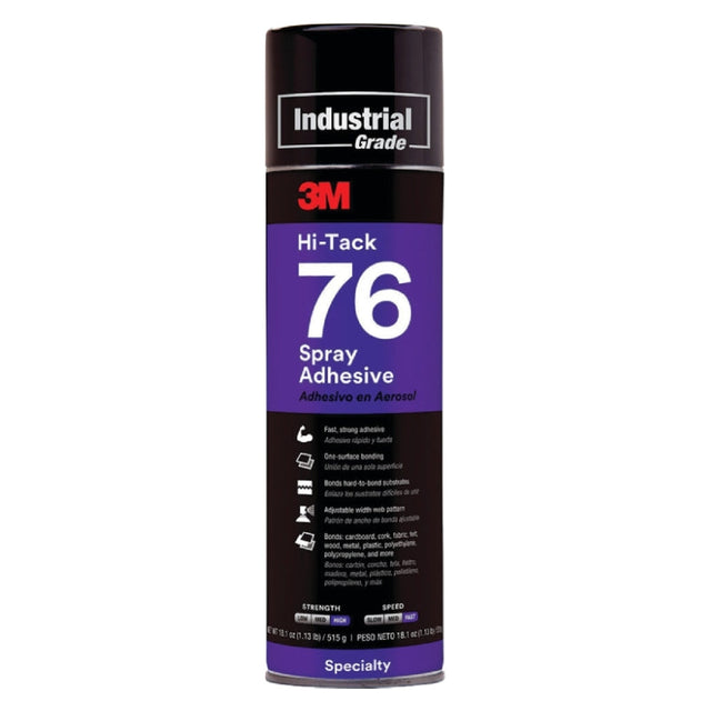 3M™ 76 Hi-Tack Spray Adhesive (18.1 oz) Image 1