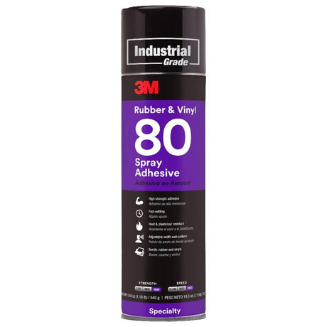 3M™ 80 Rubber & Vinyl Spray Adhesive (19 oz) Image 1