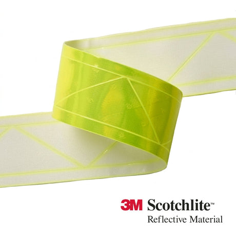 3M™ Scotchlite™ 6187 High-Gloss Lime/Yellow Sew-On Reflective Trim Image 1