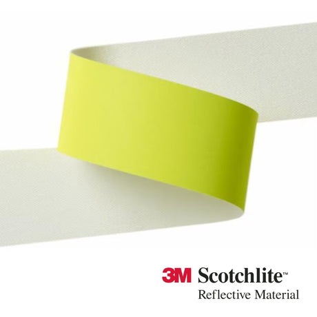 3M™ Scotchlite™ 8987 F.R. Lime/Yellow Sew-On Reflective Tape Image 1