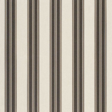 46" Sunbrella® Black/Taupe Fancy (4946-0000) Awning/Marine Fabric Image 1