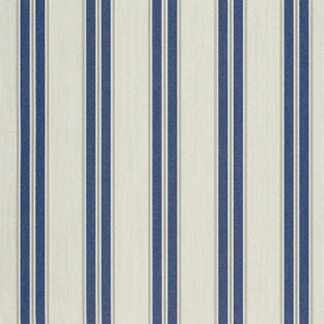 46" Sunbrella® Navy/Taupe Fancy (4916-0000) Awning/Marine Fabric Image 1