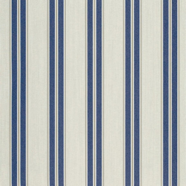 46" Sunbrella® Navy/Taupe Fancy (4916-0000) Awning/Marine Fabric Image 1